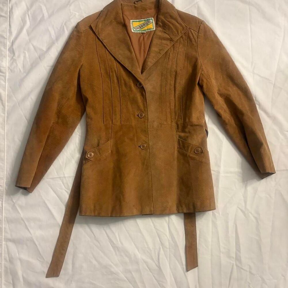Women's Brown and Tan Jacket